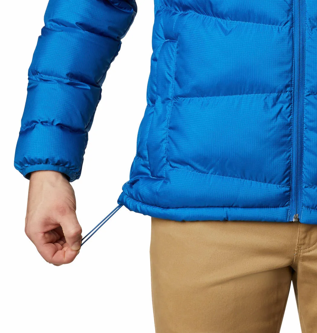 Columbia Men Blue Omni-Heat Reflective Fivemile Butte Hooded Jacket