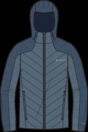 Columbia Men Blue Omni-Heat Reflective Horizon Explorer Hooded Jacket