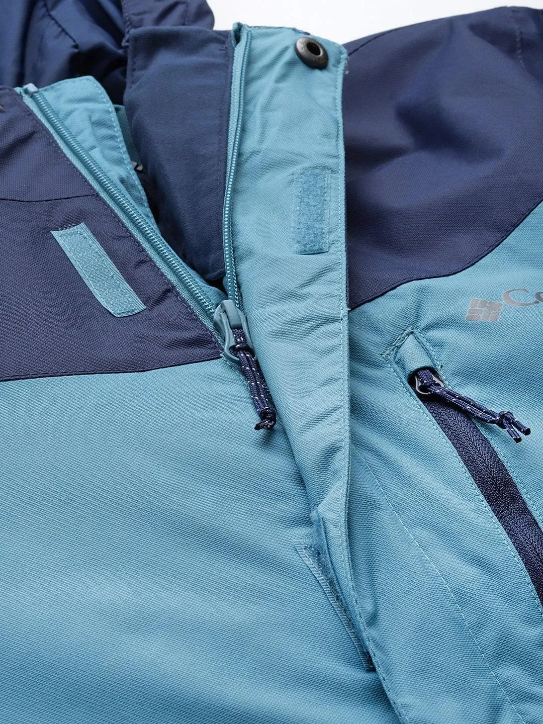 Columbia Men Blue Omni-Heat Reflective Whirlibird IV Inetrchangeable Jacket