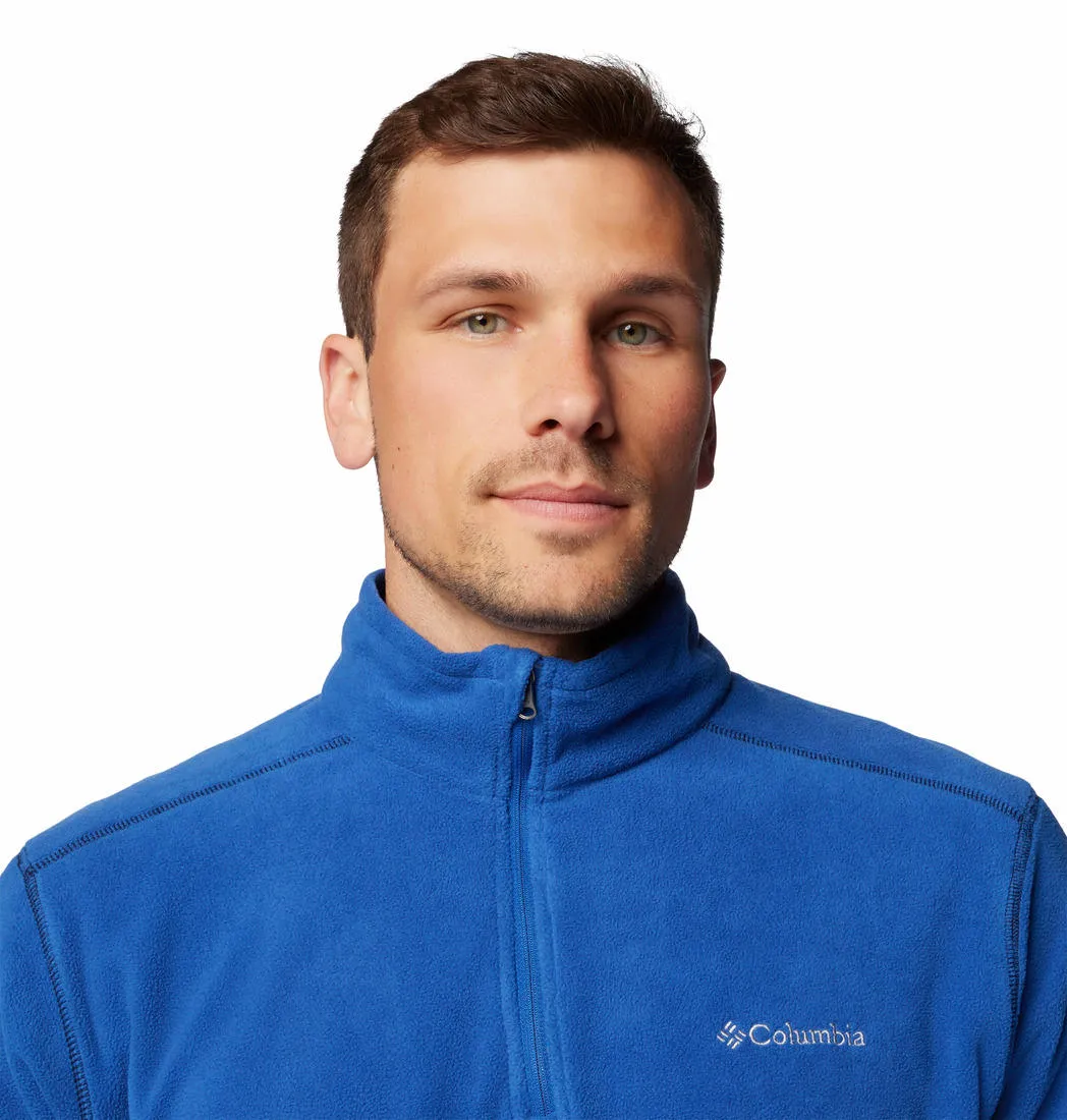 Columbia Men Blue Omni-Shade Klamath Range II Half Zip Fleece