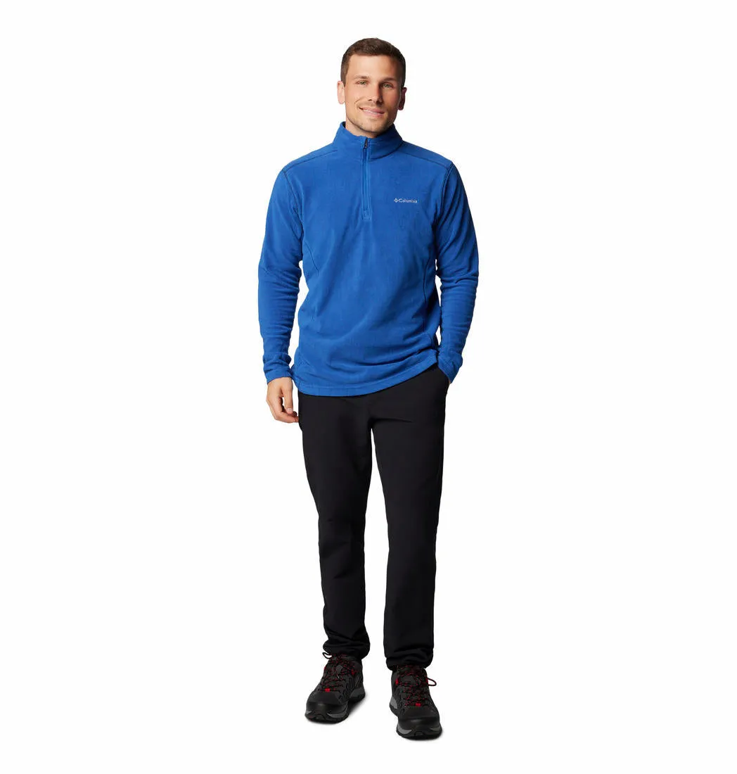 Columbia Men Blue Omni-Shade Klamath Range II Half Zip Fleece