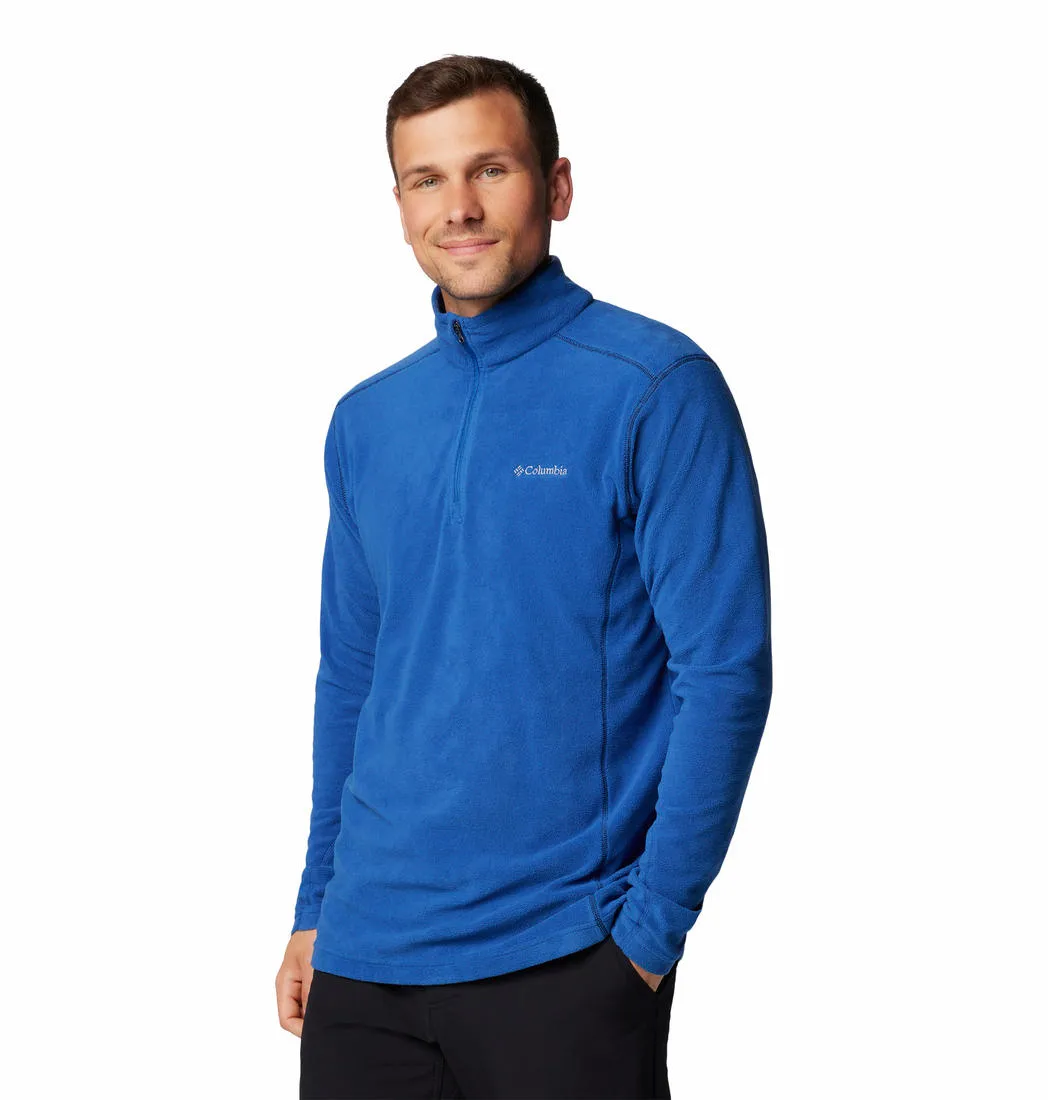 Columbia Men Blue Omni-Shade Klamath Range II Half Zip Fleece