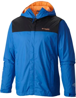 Columbia Men Blue Omni-Tech PFG Storm Waterproof Rain Jacket