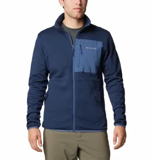 Columbia Men Blue Omni-Wick Hike II Fleece Jacket