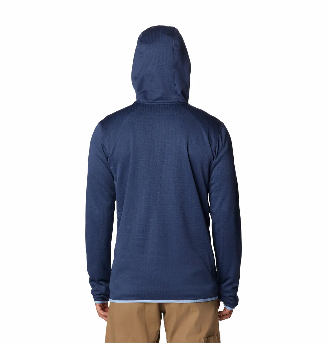 Columbia Men Blue Omni-Wick Park View Hoodie