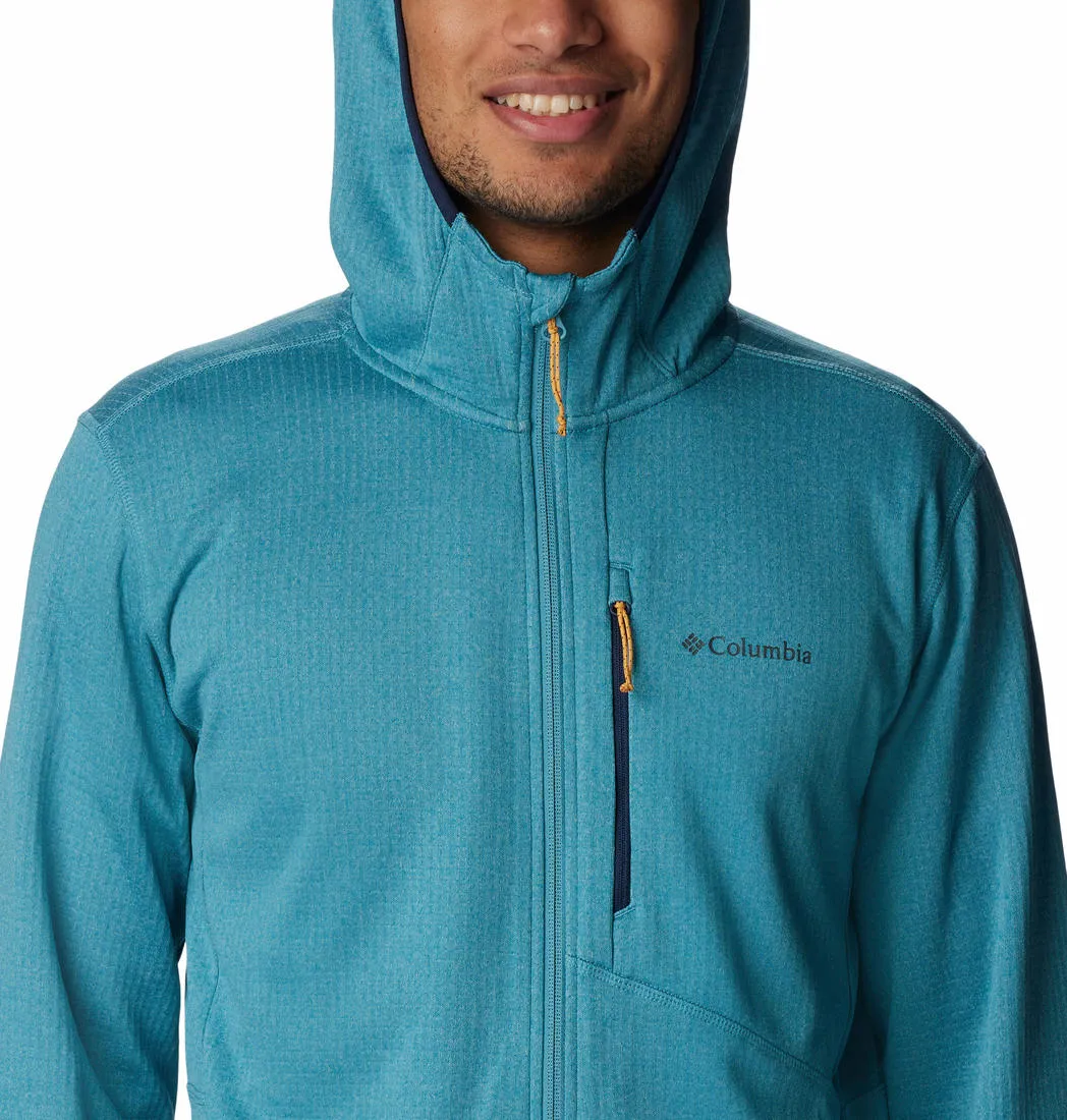 Columbia Men Blue Omni-Wick Park View Hoodie