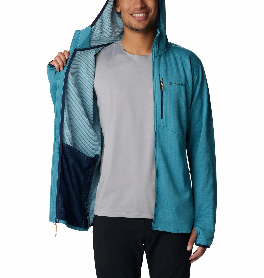 Columbia Men Blue Omni-Wick Park View Hoodie