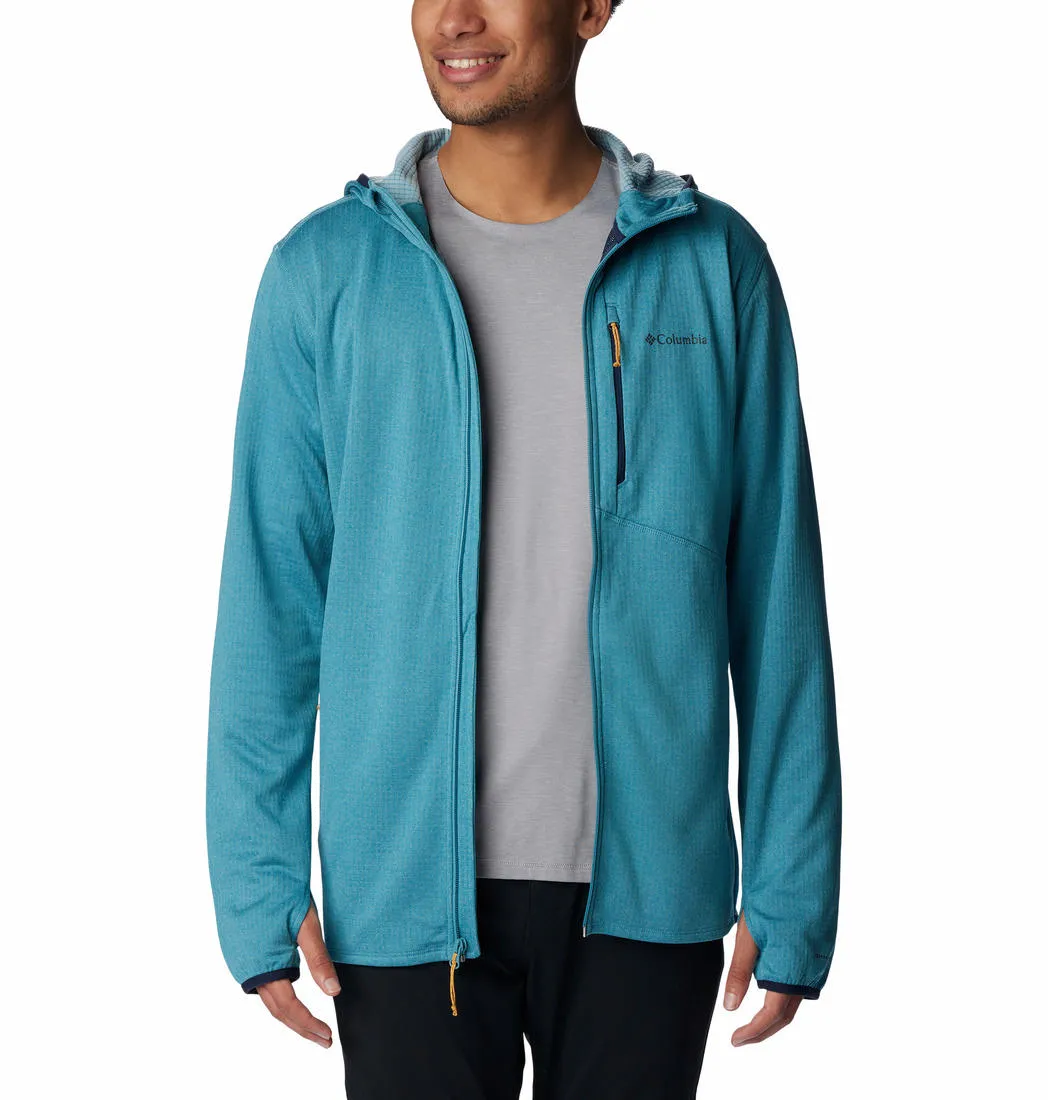 Columbia Men Blue Omni-Wick Park View Hoodie