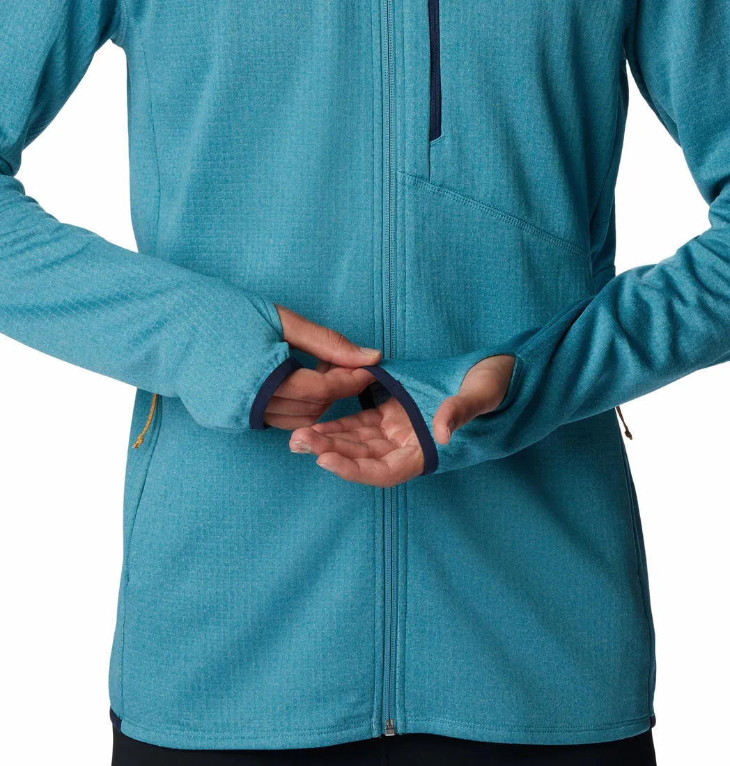 Columbia Men Blue Omni-Wick Park View Hoodie