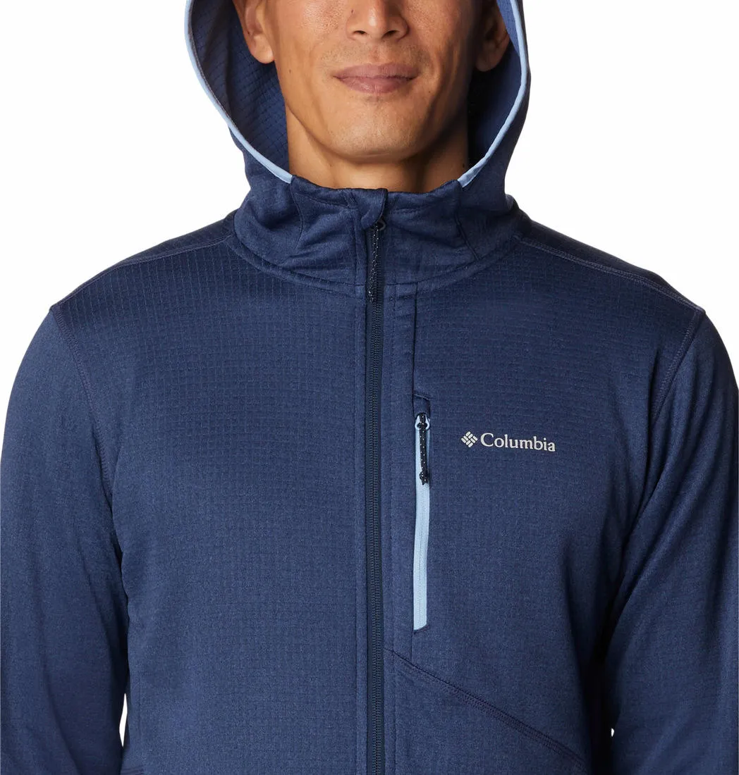 Columbia Men Blue Omni-Wick Park View Hoodie