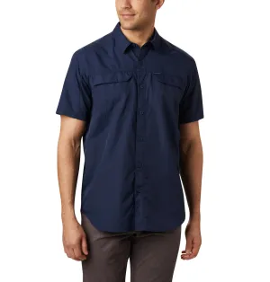 Columbia Men Blue Omni-Wick Silver Ridge 2.0 Short Sleeve Shirt