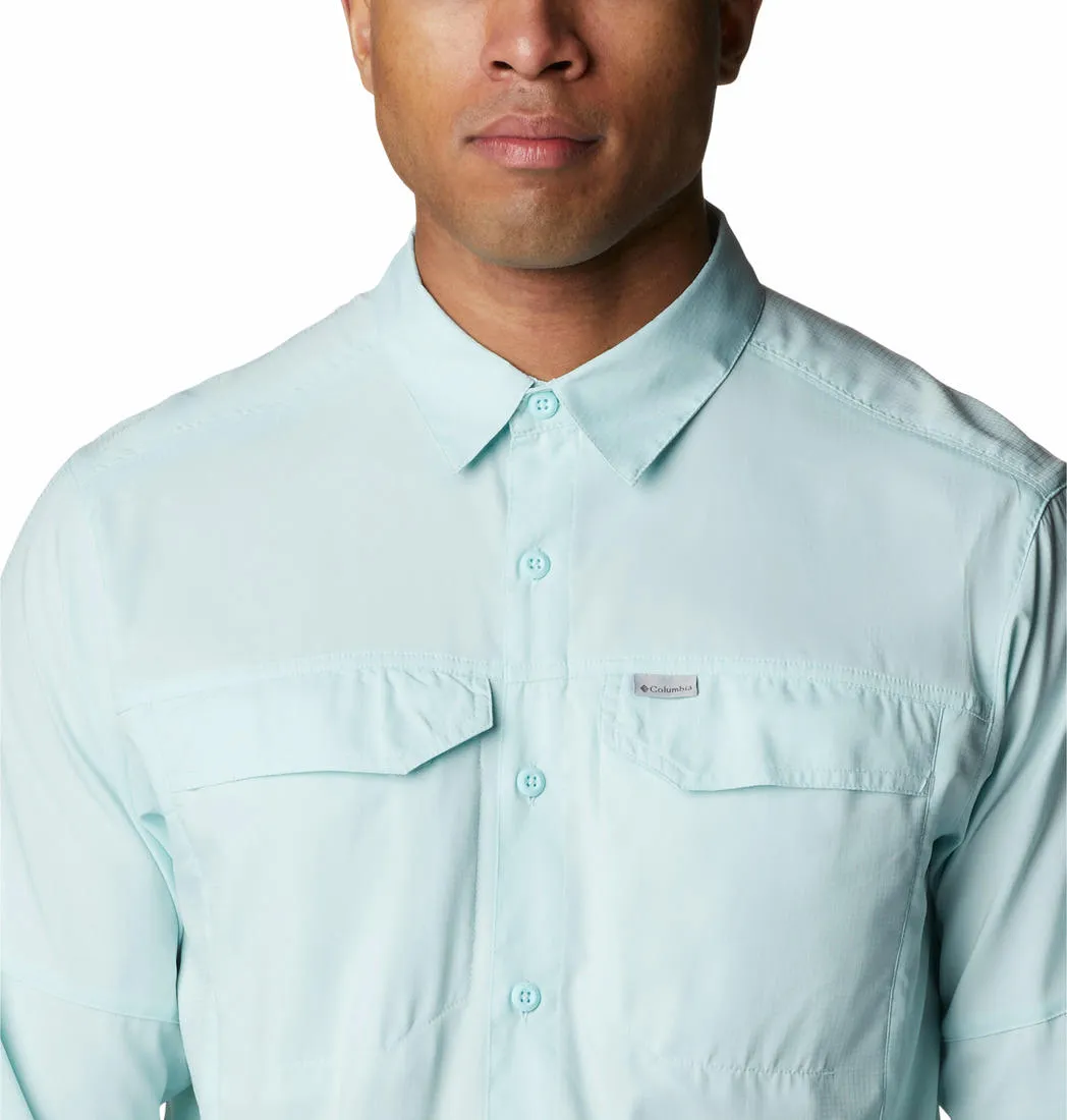 Columbia Men Blue Omni-Wick Silver Ridge Lite Long Sleeve Shirt