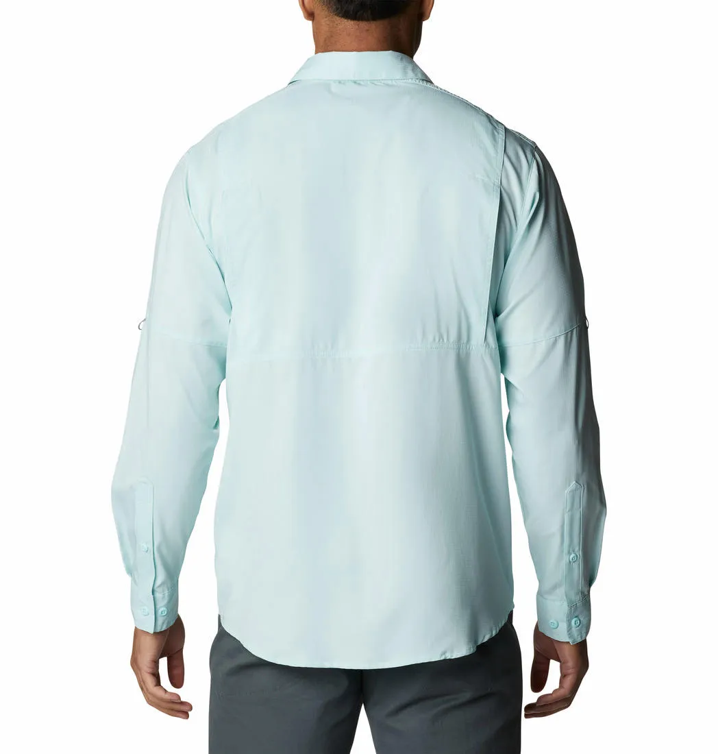 Columbia Men Blue Omni-Wick Silver Ridge Lite Long Sleeve Shirt