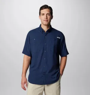 Columbia Men Blue Omni-Wick Tamiami II Short Sleeve Shirt