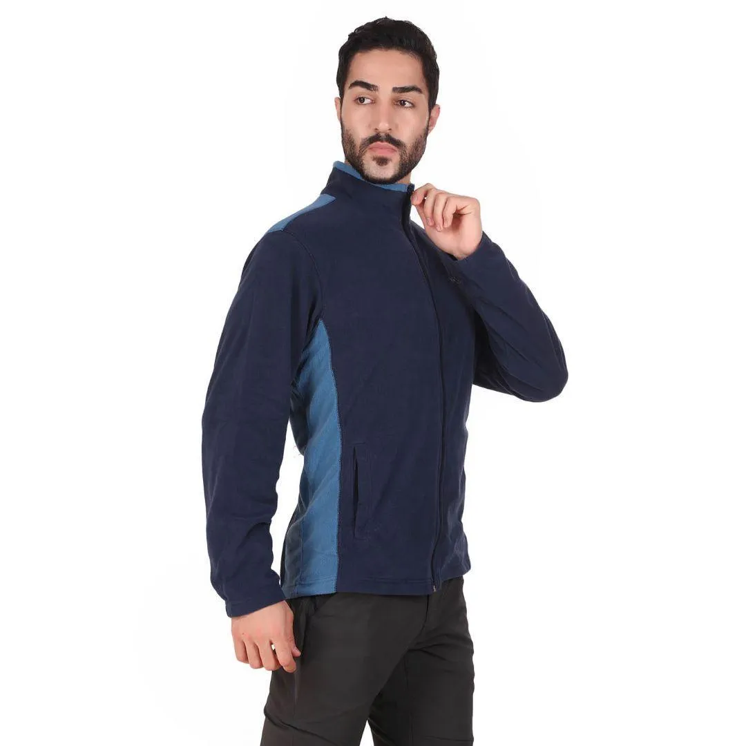 Columbia Men Blue Sun Protection Klamath Range Fleece Jacket