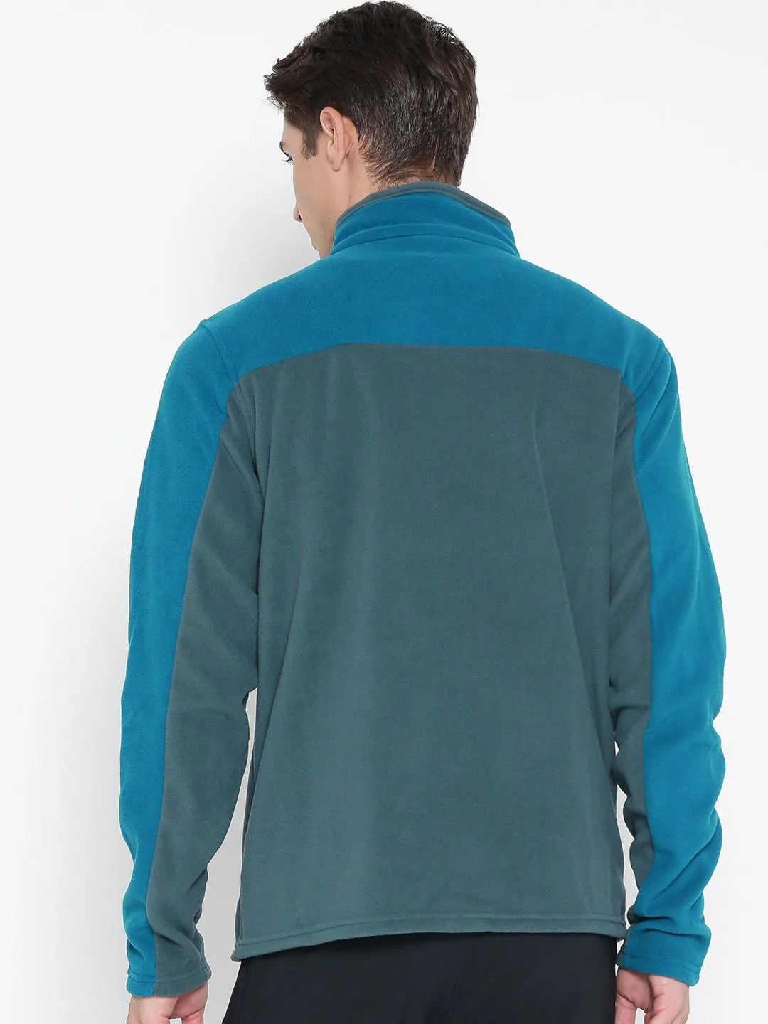 Columbia Men Blue Western Ridge Fleece Jacket