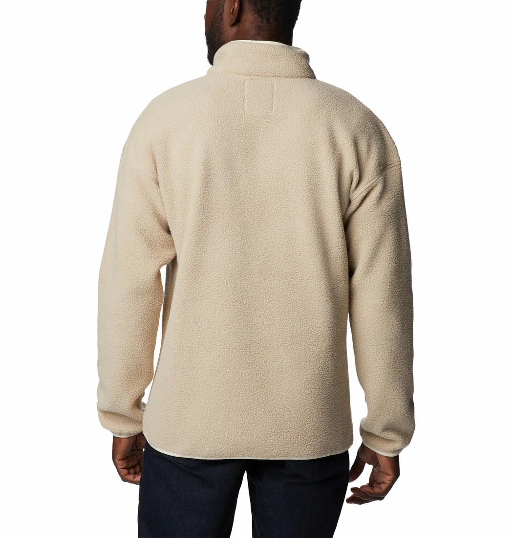 Columbia Men Brown Helvetia Half Snap Fleece Jacket