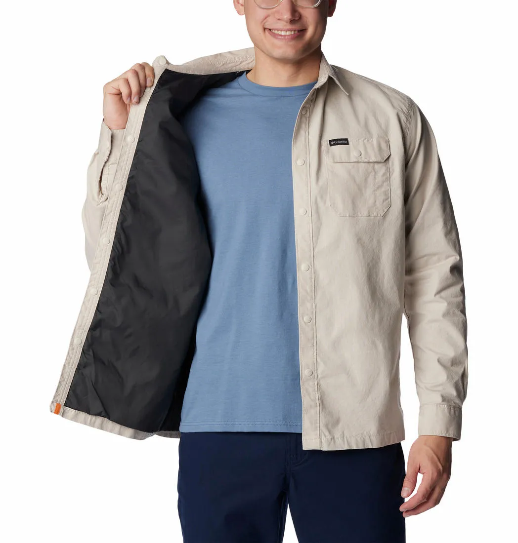 Columbia Men Brown Landroamer Lined Long Sleeve Shirt