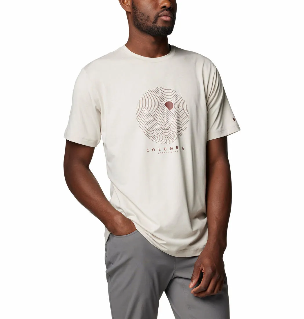 Columbia Men Brown Omni-Shade Kwick Hike Graphic Tshirt
