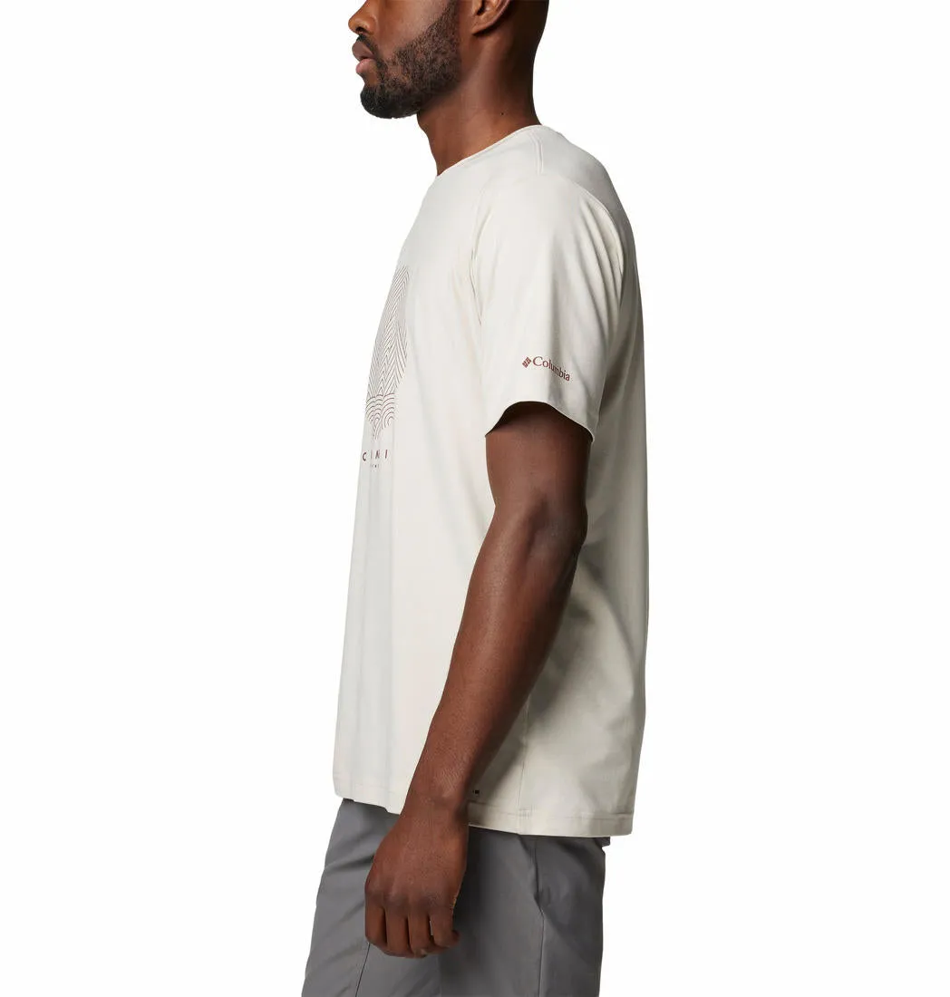 Columbia Men Brown Omni-Shade Kwick Hike Graphic Tshirt