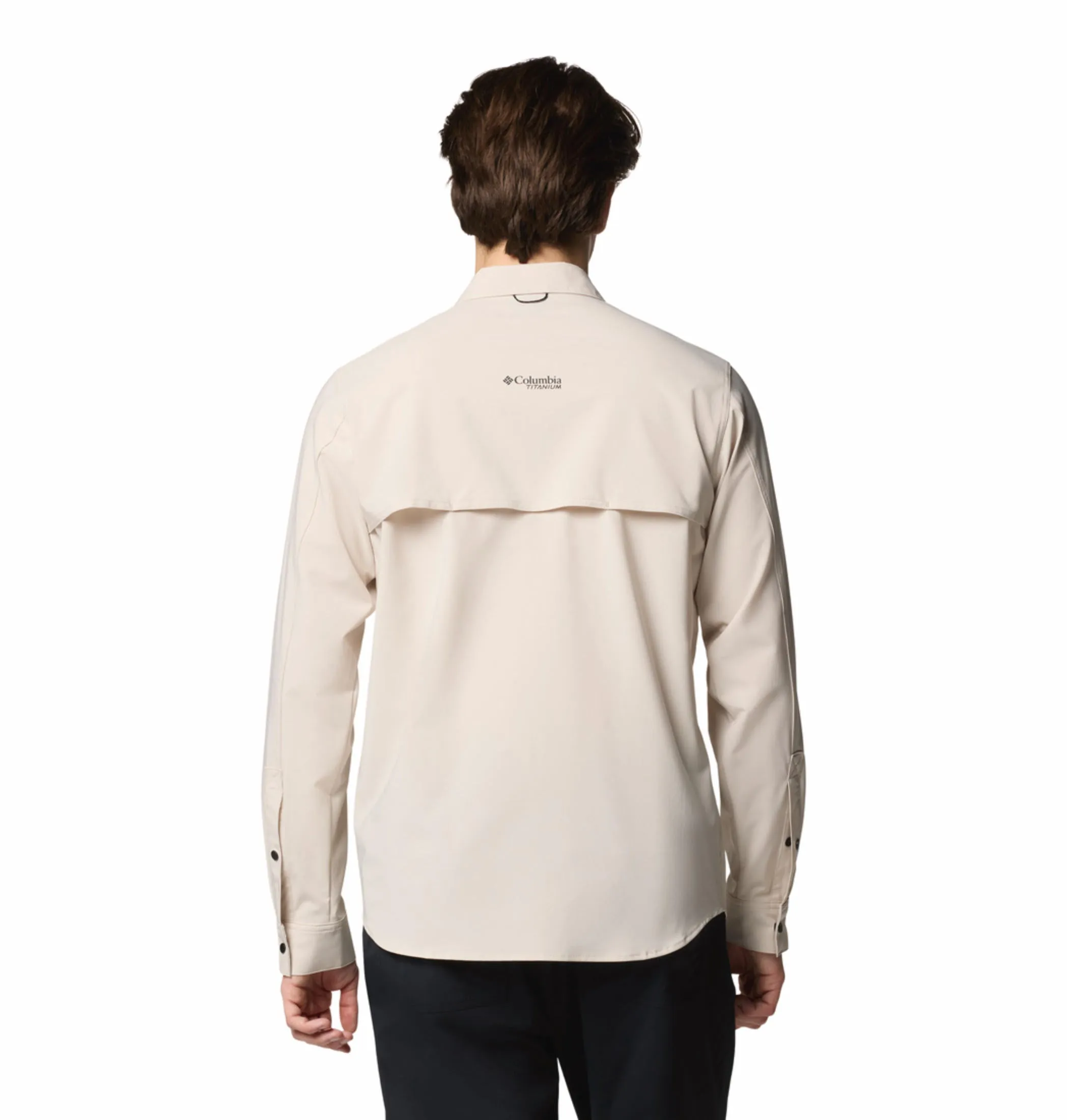 Columbia Men Brown Omni-Shade Summit Valley Woven Long Sleeve Shirt