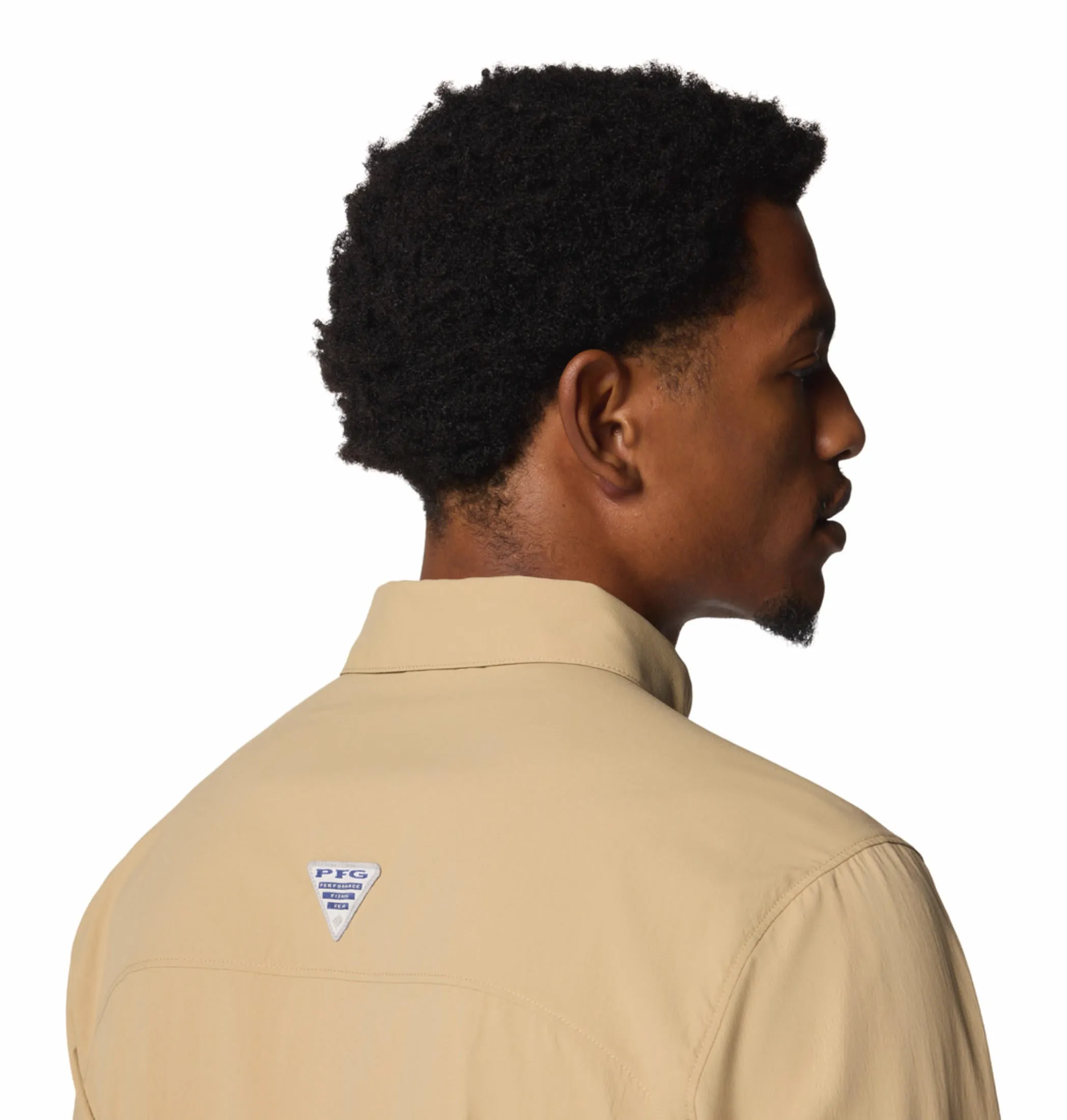 Columbia Men Brown Omni-Shade Wild Cast Long Sleeve Shirt