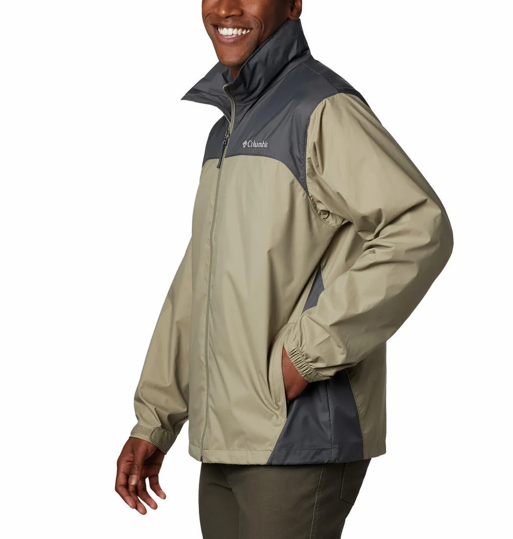 Columbia Men Brown Omni-Shield Glennaker Lake Rain Waterproof Rain Jacket