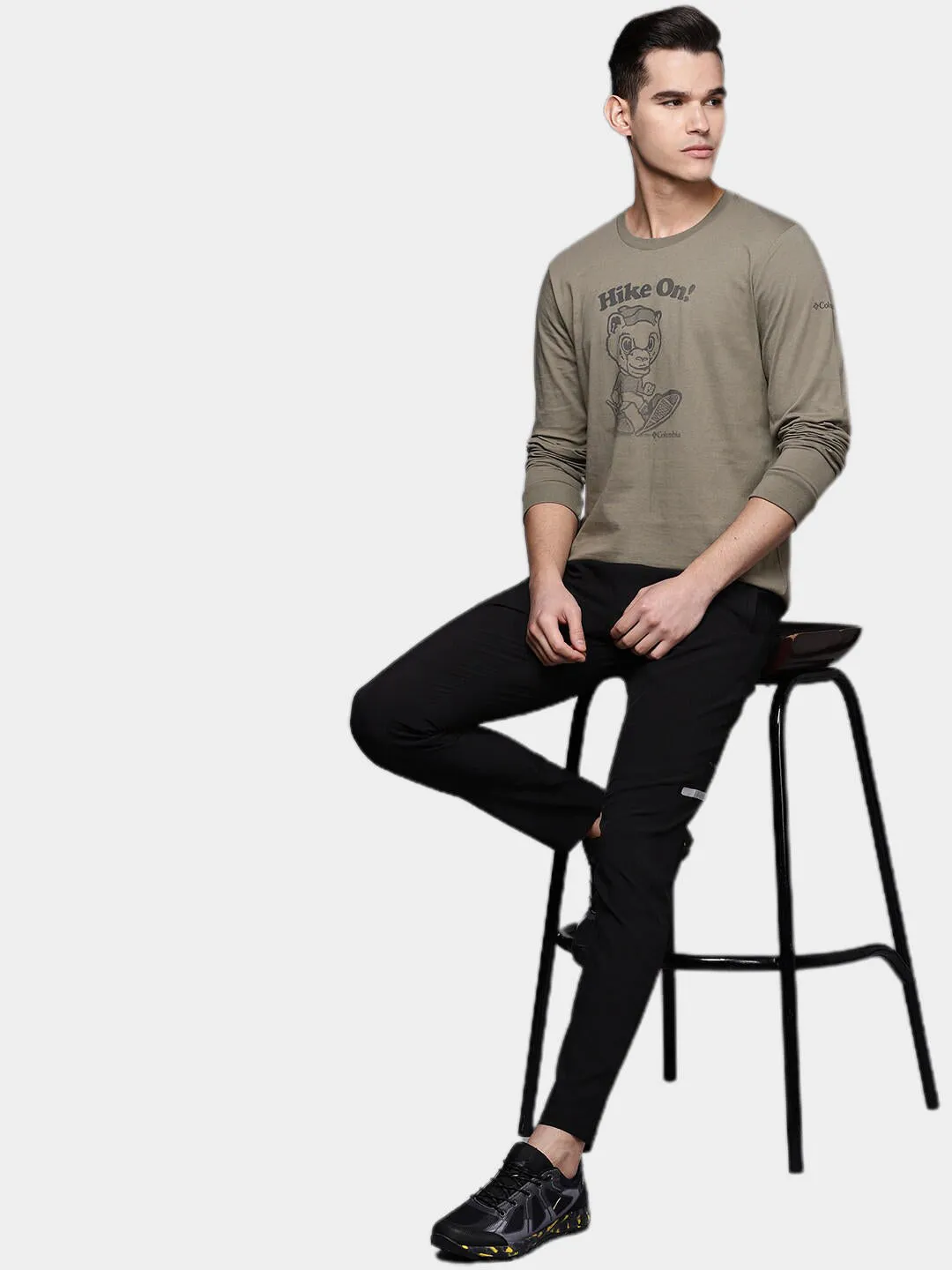 Columbia Men Green Apres Lifestyle Graphic Tshirt
