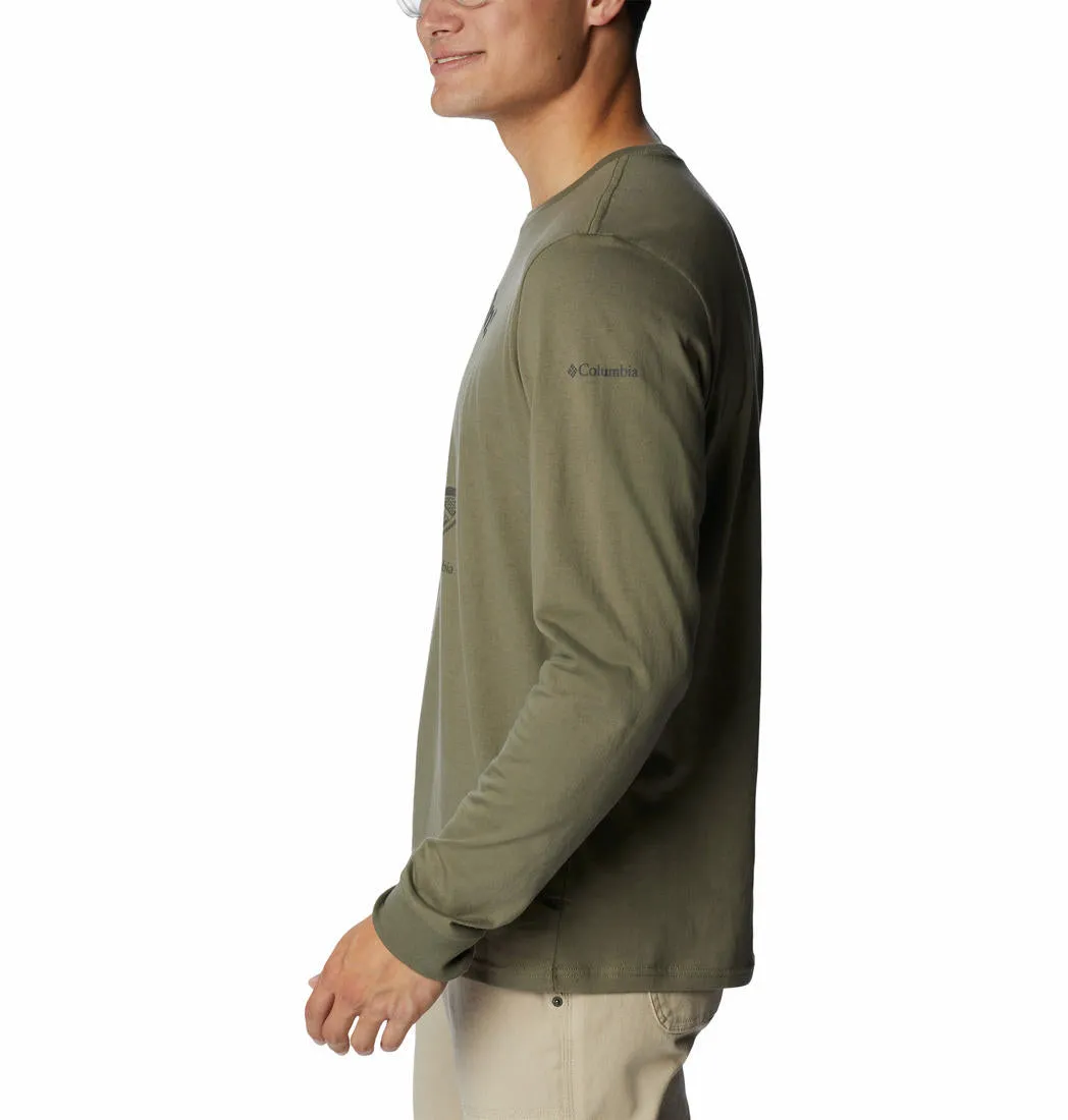 Columbia Men Green Apres Lifestyle Graphic Tshirt