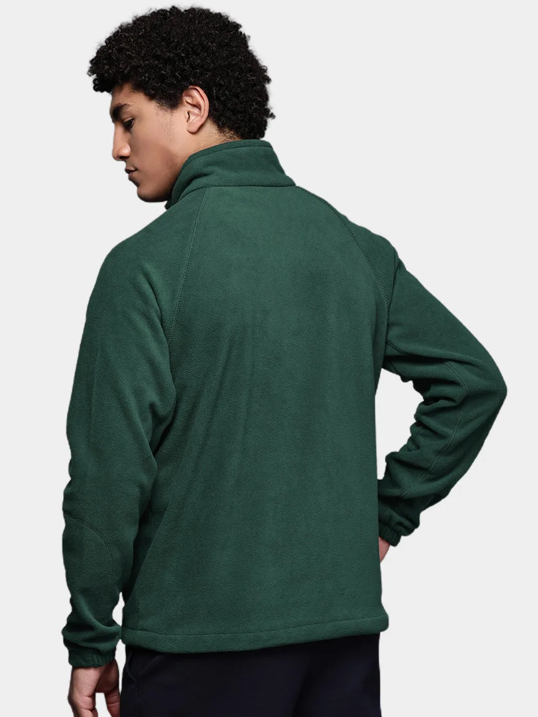 Columbia Men Green Fast Trek II Fleece Jacket