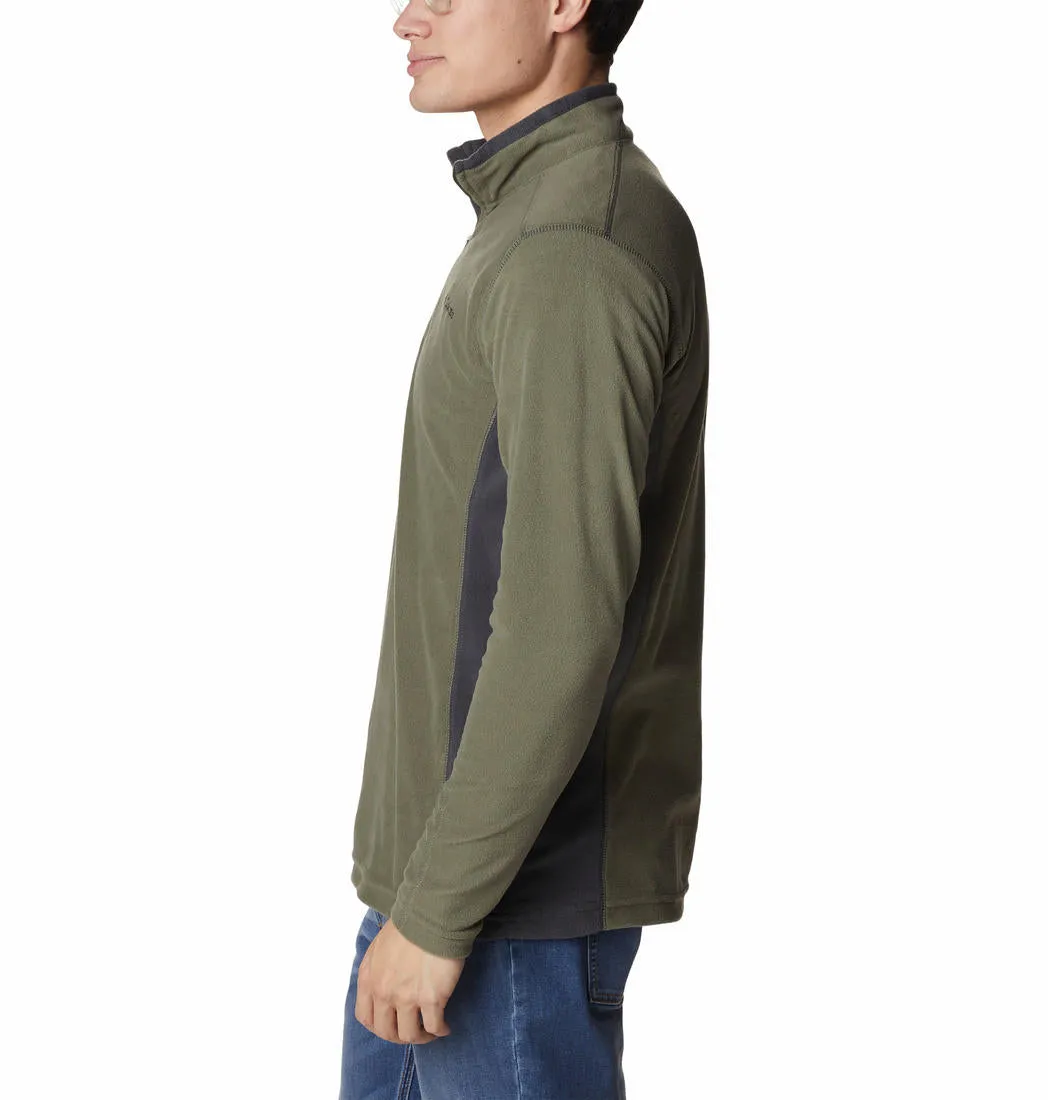 Columbia Men Green Klamath Range II Half Zip Fleece