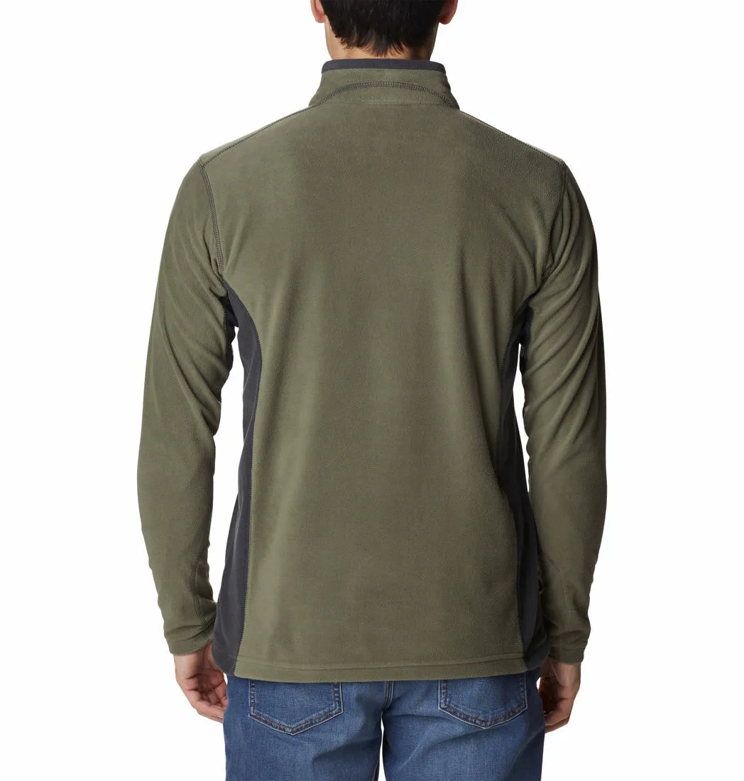 Columbia Men Green Klamath Range II Half Zip Fleece