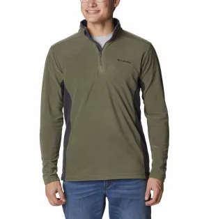 Columbia Men Green Klamath Range II Half Zip Fleece