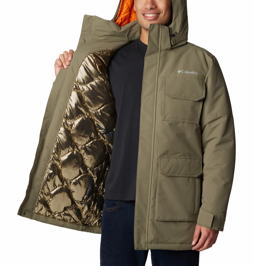 Columbia Men Green Omni-Heat Infinity Landroamer Parka Parka Jacket