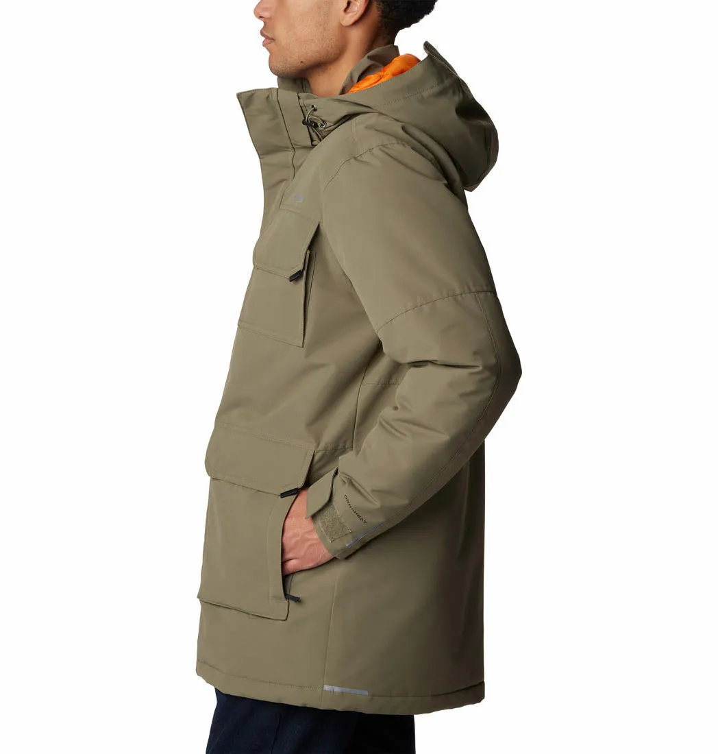 Columbia Men Green Omni-Heat Infinity Landroamer Parka Parka Jacket