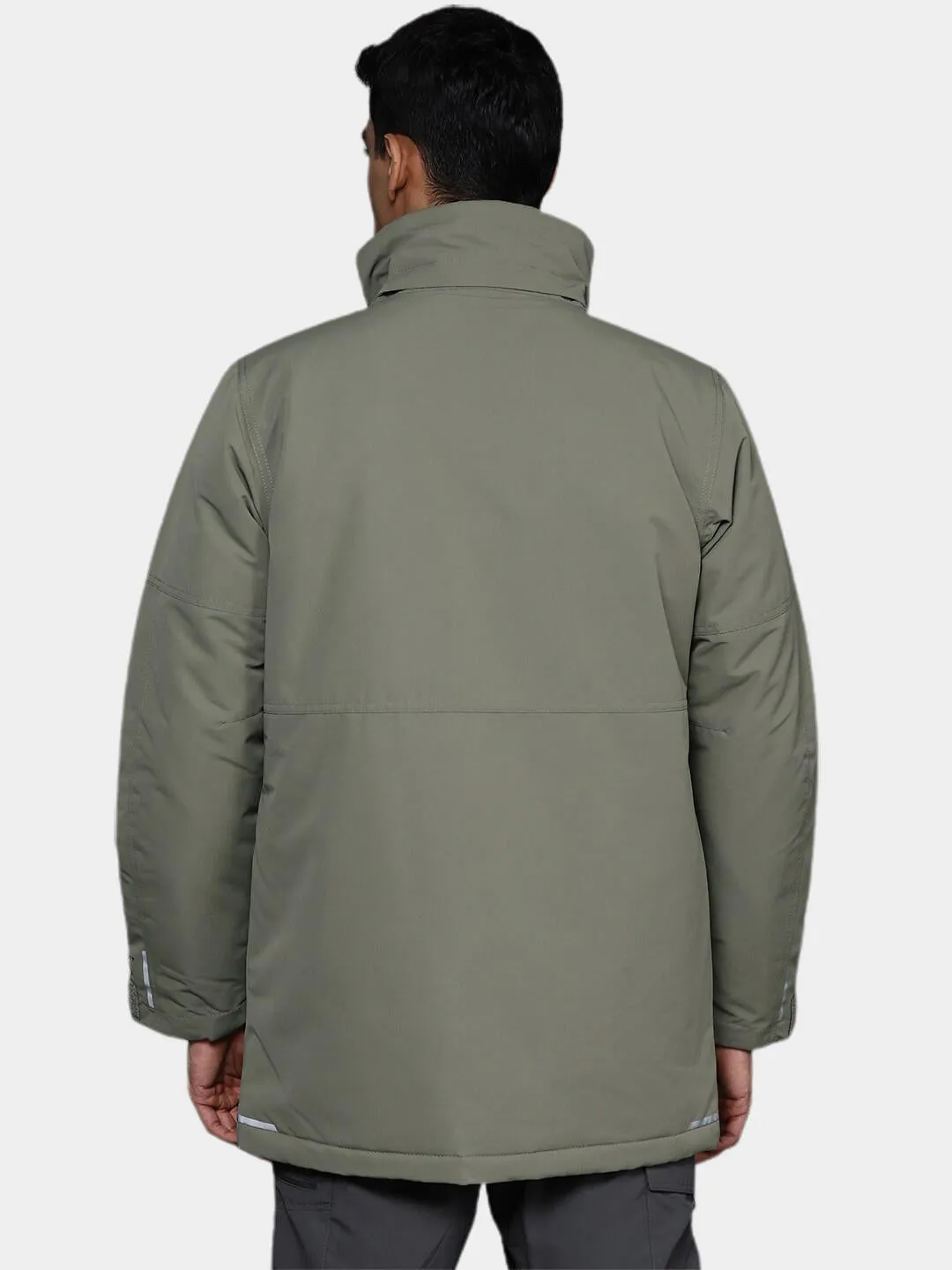 Columbia Men Green Omni-Heat Infinity Landroamer Parka Parka Jacket