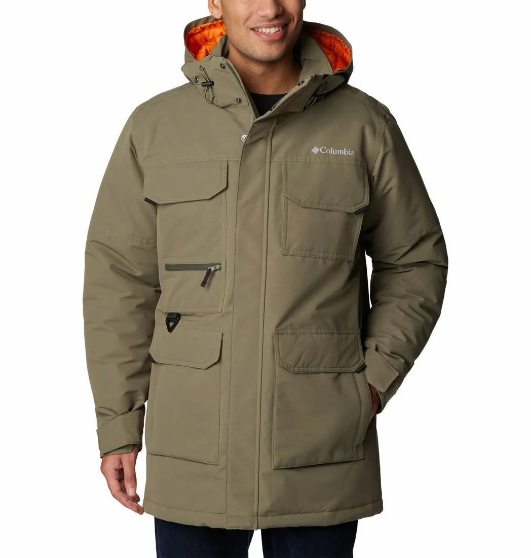 Columbia Men Green Omni-Heat Infinity Landroamer Parka Parka Jacket
