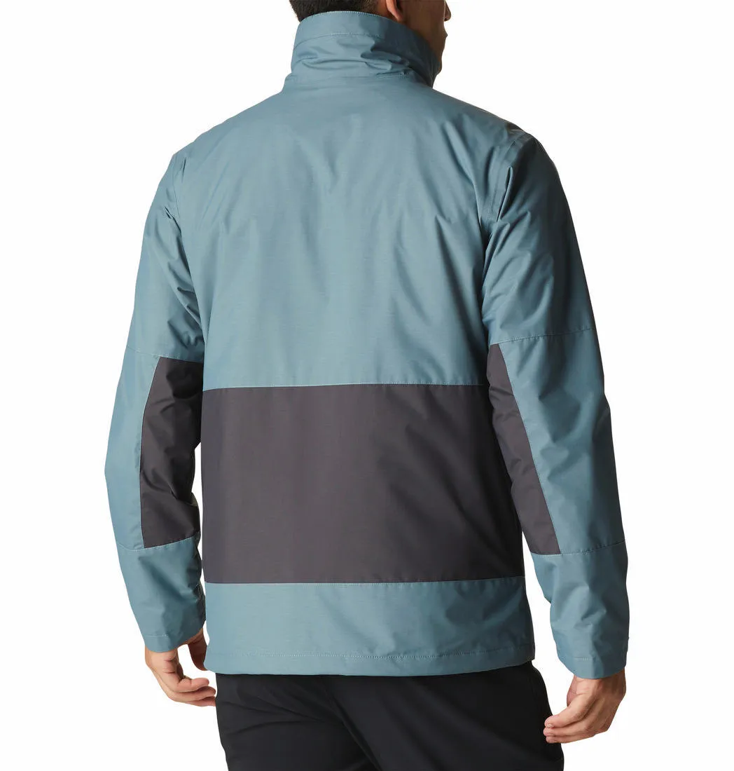 Columbia Men Green Omni-Heat Reflective Agate Alley Inetrchangeable Jacket