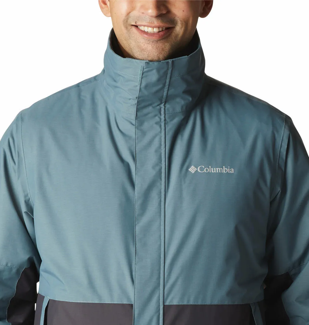 Columbia Men Green Omni-Heat Reflective Agate Alley Inetrchangeable Jacket