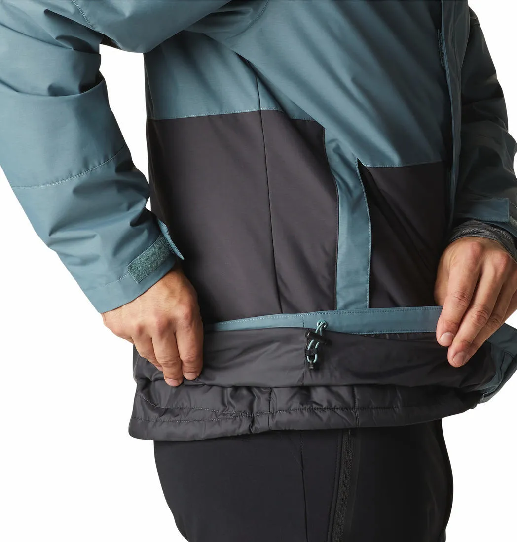 Columbia Men Green Omni-Heat Reflective Agate Alley Inetrchangeable Jacket