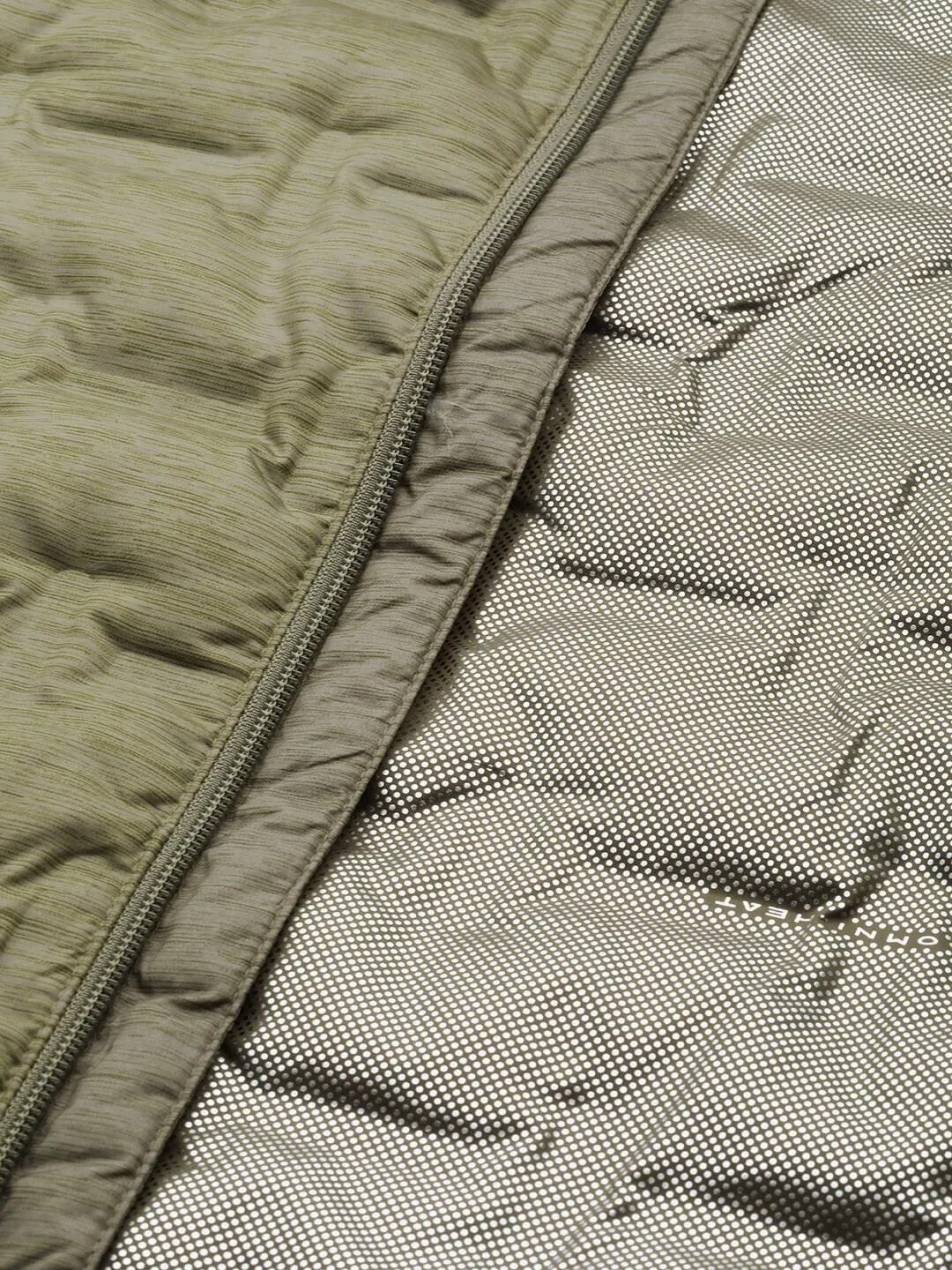 Columbia Men Green Omni-Heat Reflective Delta Ridge Hooded Down Jacket