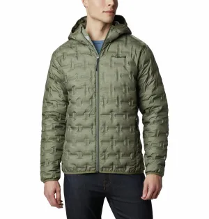 Columbia Men Green Omni-Heat Reflective Delta Ridge Hooded Down Jacket