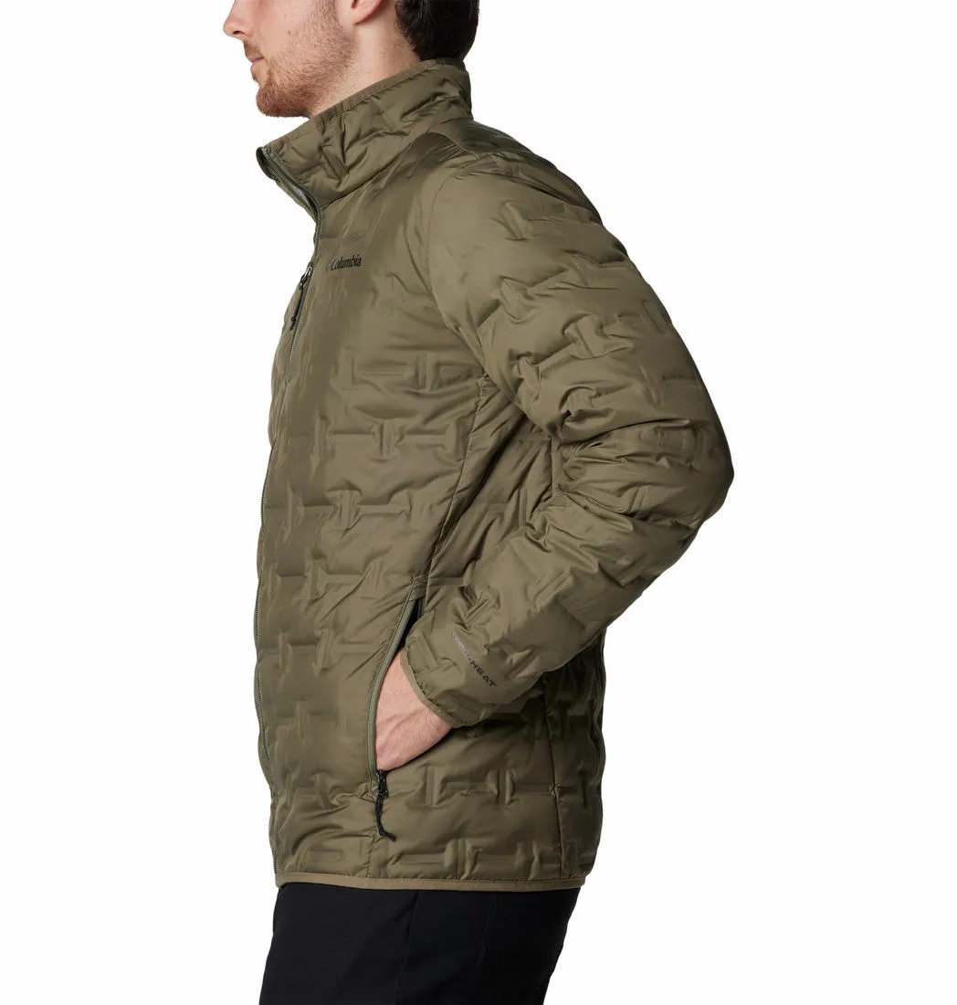 Columbia Men Green Omni-Heat Reflective Delta Ridge II Down Jacket