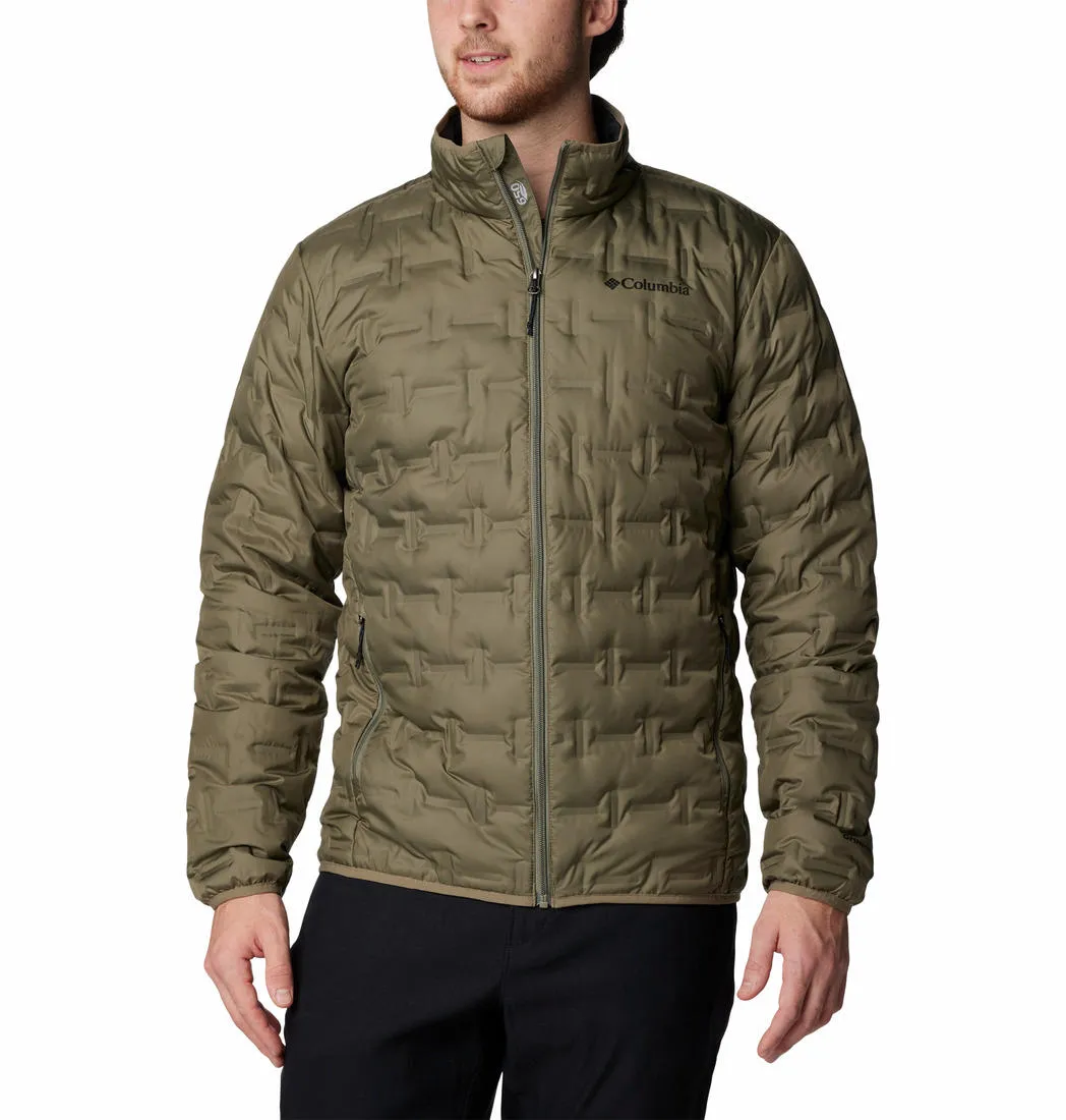 Columbia Men Green Omni-Heat Reflective Delta Ridge II Down Jacket