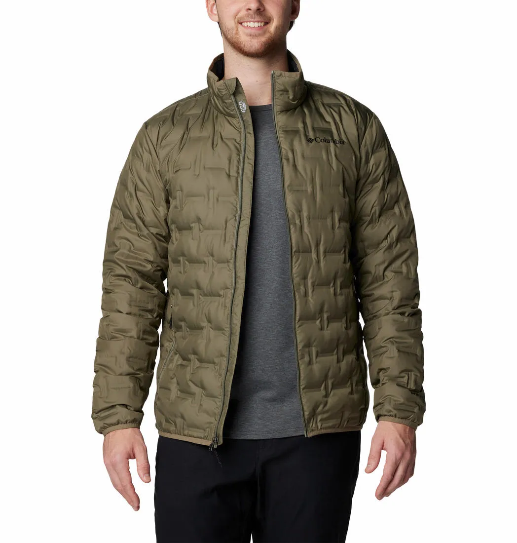 Columbia Men Green Omni-Heat Reflective Delta Ridge II Down Jacket