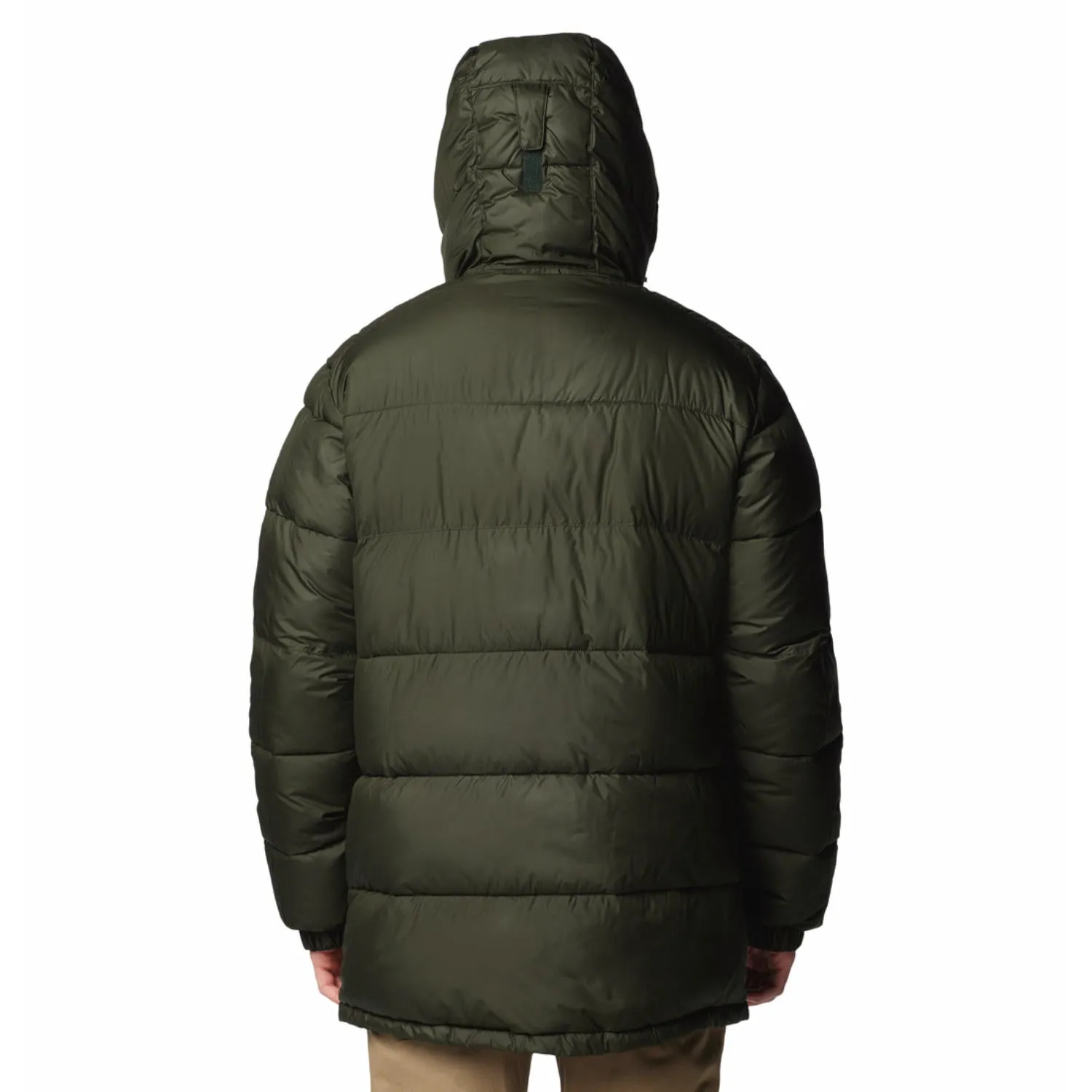 Columbia Men Green Omni-Heat Reflective Pike Lake Parka Parka Jacket