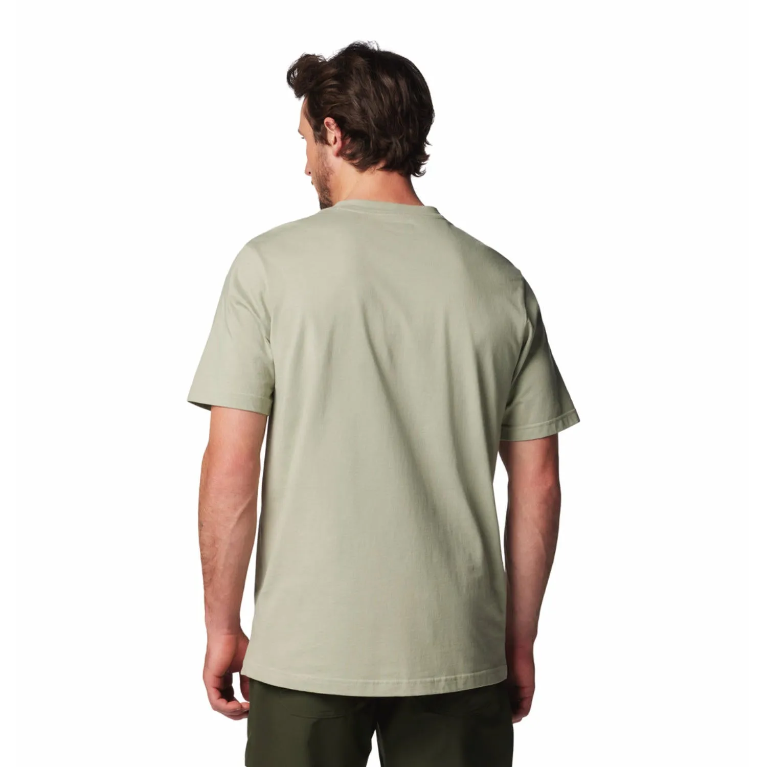 Columbia Men Green Omni-Shade LandroamerHenley II Tshirt