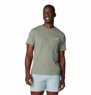 Columbia Men Green Omni-Shade PFG Tarpon Rise Tech Tshirt