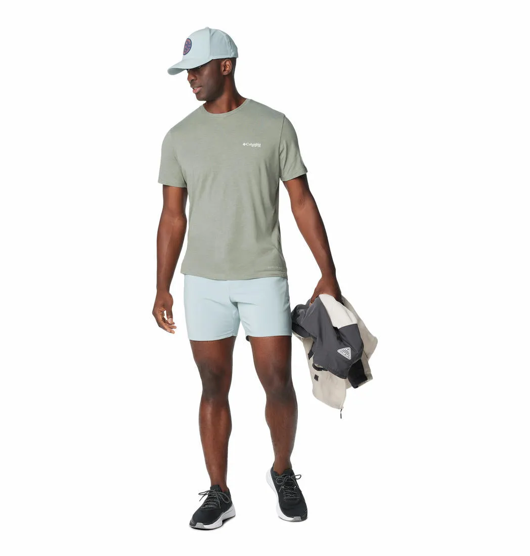 Columbia Men Green Omni-Shade PFG Tarpon Rise Tech Tshirt