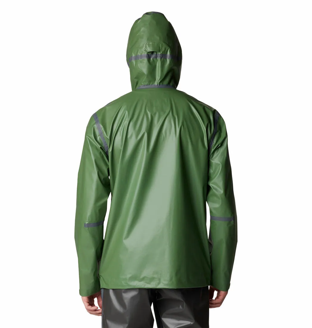 Columbia Men Green Outdry Extreme OutDry HikeLite Shell Waterproof Rain Jacket